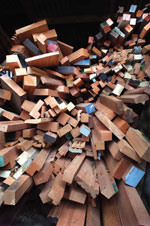 Woodwaste. Photo: Mike Taylor/FFI